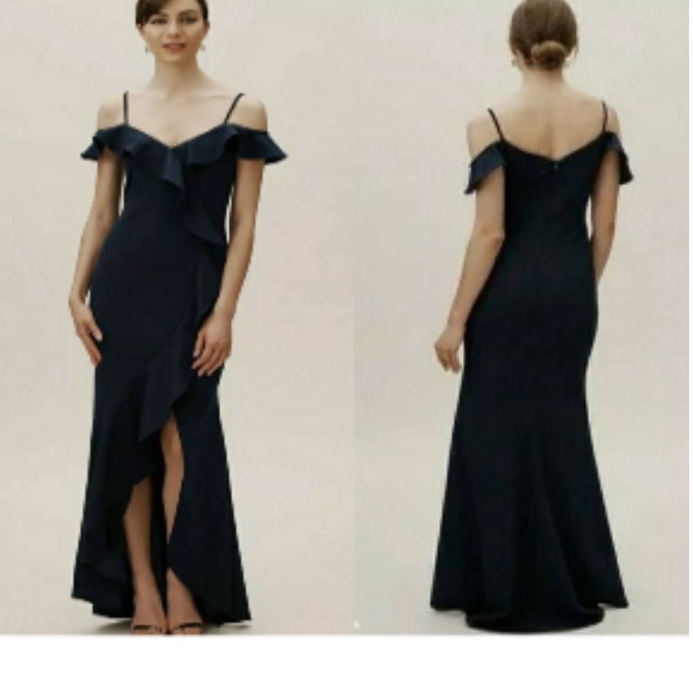 Bhldn navy Lafayette dress